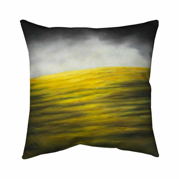 Fondo 20 x 20 in. Yellow Hill-Double Sided Print Indoor Pillow FO2794535
